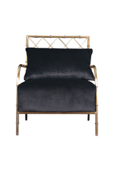 Velvet Padded Accent Chair | OROA Modern Ignacio | Oroa.com