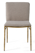 Brass-Framed Padded Dining Chair | OROA Modern Atlanta | Oroa.com