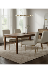 Linen Upholstered Dining Chair | OROA Modern Beasley | Oroa.com