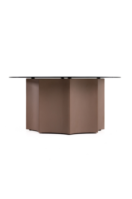 Black Mirror Round Coffee Table | OROA Modern Ingram | Oroa.com