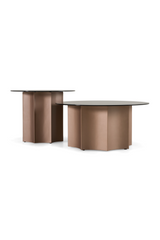 Black Glass Nesting Coffee Tables (2) | OROA Modern | Oroa.com