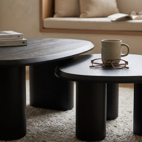 Freeform Ash Coffee Table Set (2) | OROA Modern Summit