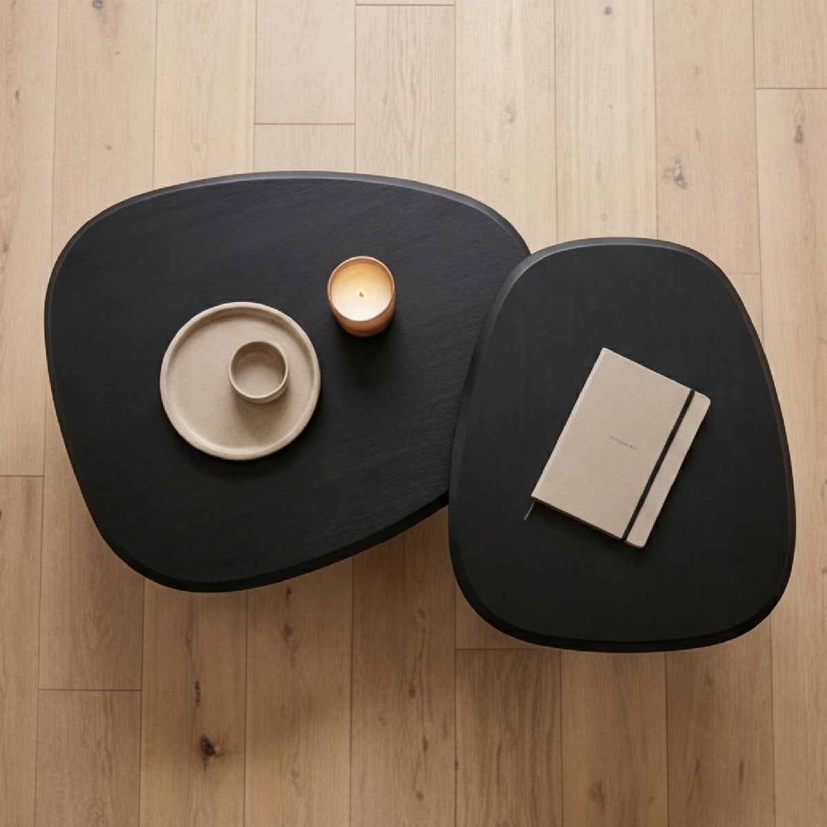 Freeform Ash Coffee Table Set (2) | OROA Modern Summit