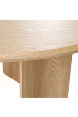 Natural Ash Round Dining Table | OROA Modern Masuda | Oroa.com