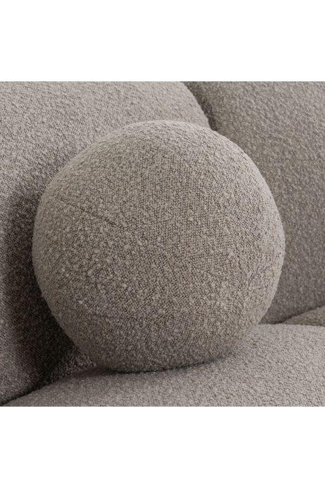 Curved Gray Sectional Sofa | OROA Modern Allis | Oroa.com