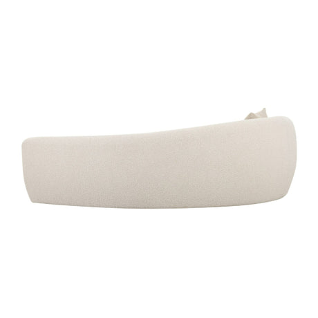 Curved White Sectional Sofa | OROA Modern Kilmer