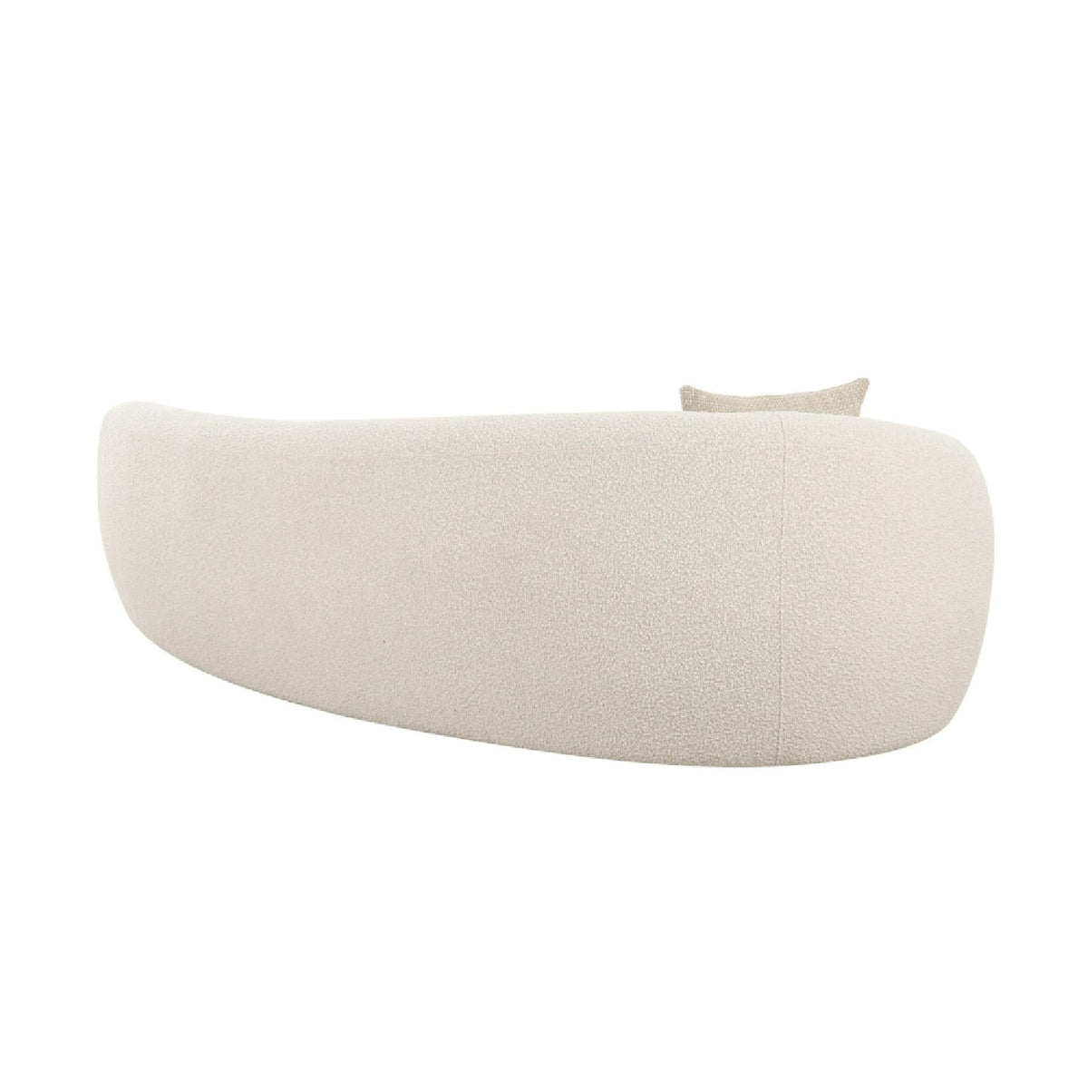 Curved White Sectional Sofa | OROA Modern Kilmer