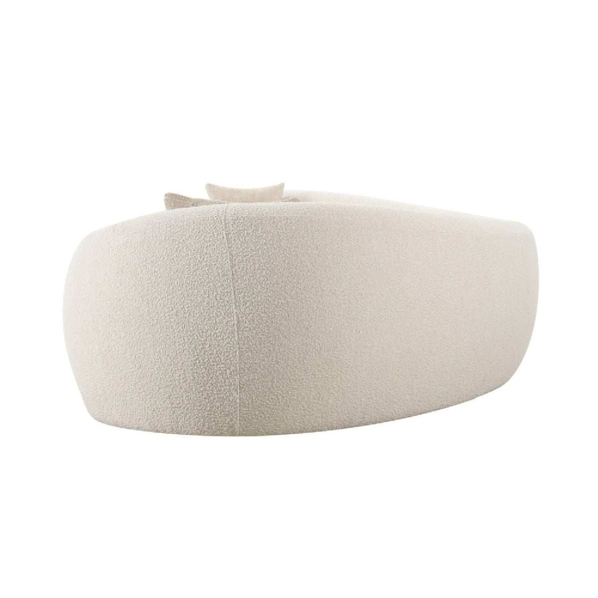 Curved White Sectional Sofa | OROA Modern Kilmer