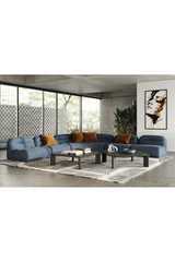 Blue Modular Armless Seat | OROA Modern Forman | Oroa.com