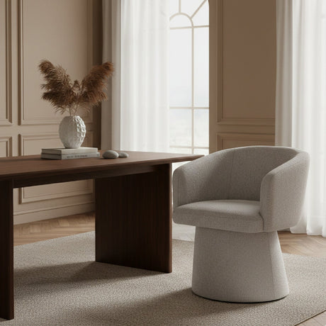 Gray Central Base Dining Chair | OROA Modern Linton
