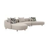 Beige Free-form Sectional Sofa | OROA Modern Marge