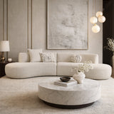 Curved Symmetrical Sectional Sofa | OROA Modern Weldon
