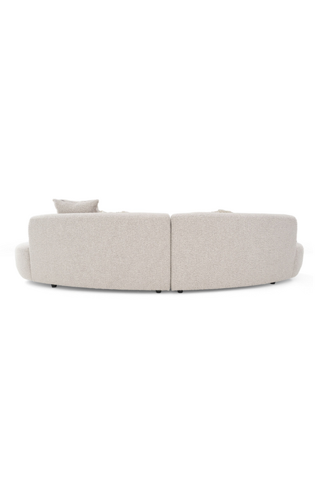 Curved Symmetrical Sectional Sofa | OROA Modern Weldon | Oroa.com