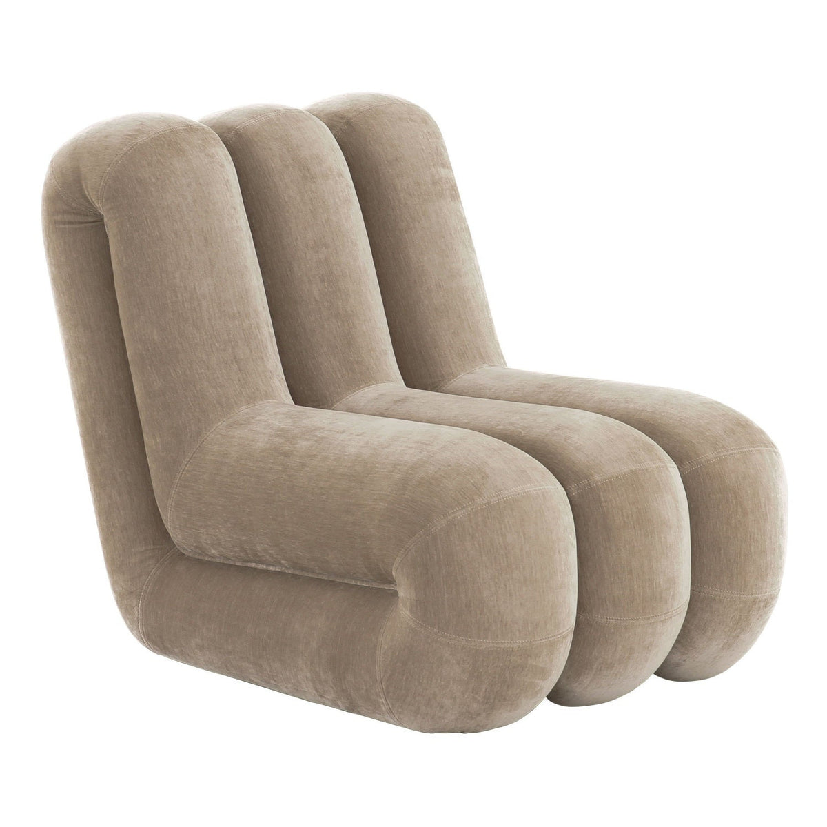 Taupe Fabric Accent Chair | OROA Modern Archie | Oroa.com