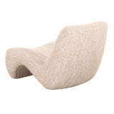 Beige Flowy Armless Accent Chair | OROA Modern Spiro | Oroa.com