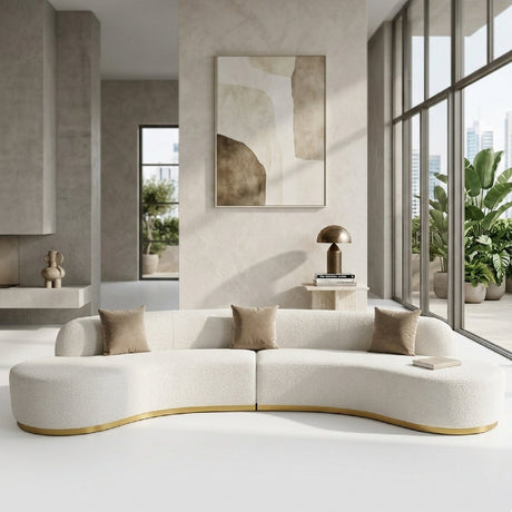 Curved Sectional Sofa | OROA Modern Frontier
