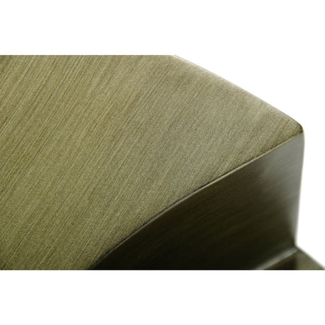 Gray Brass Tiered End Table | OROA Modern Avocet