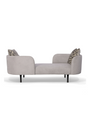 Gray 2-Seater Chaise Lounge | OROA Modern Jamie | Oroa.com