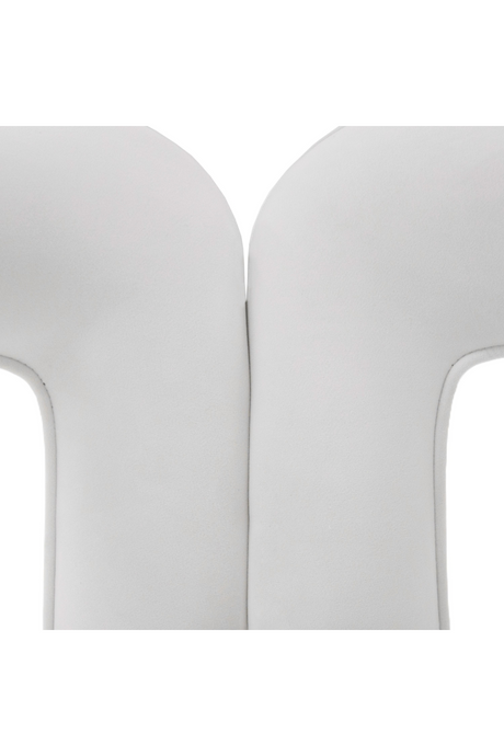 White Velvet Dining Chair | OROA Modern Ellen | Oroa.com