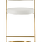 Gold Framed Cantilevered Counter Stool | OROA Modern Shandra | Oroa.com