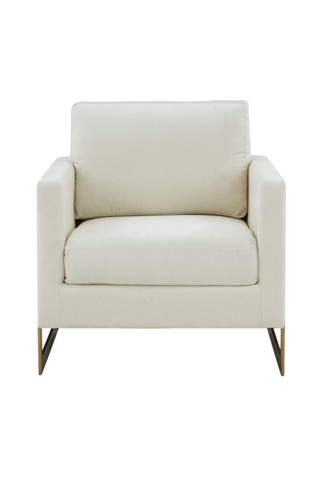 Metal Framed Square Accent Chair | OROA Modern Prince | Oroa.com