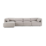 Gray Fabric Sectional Sofa | OROA Modern Gene