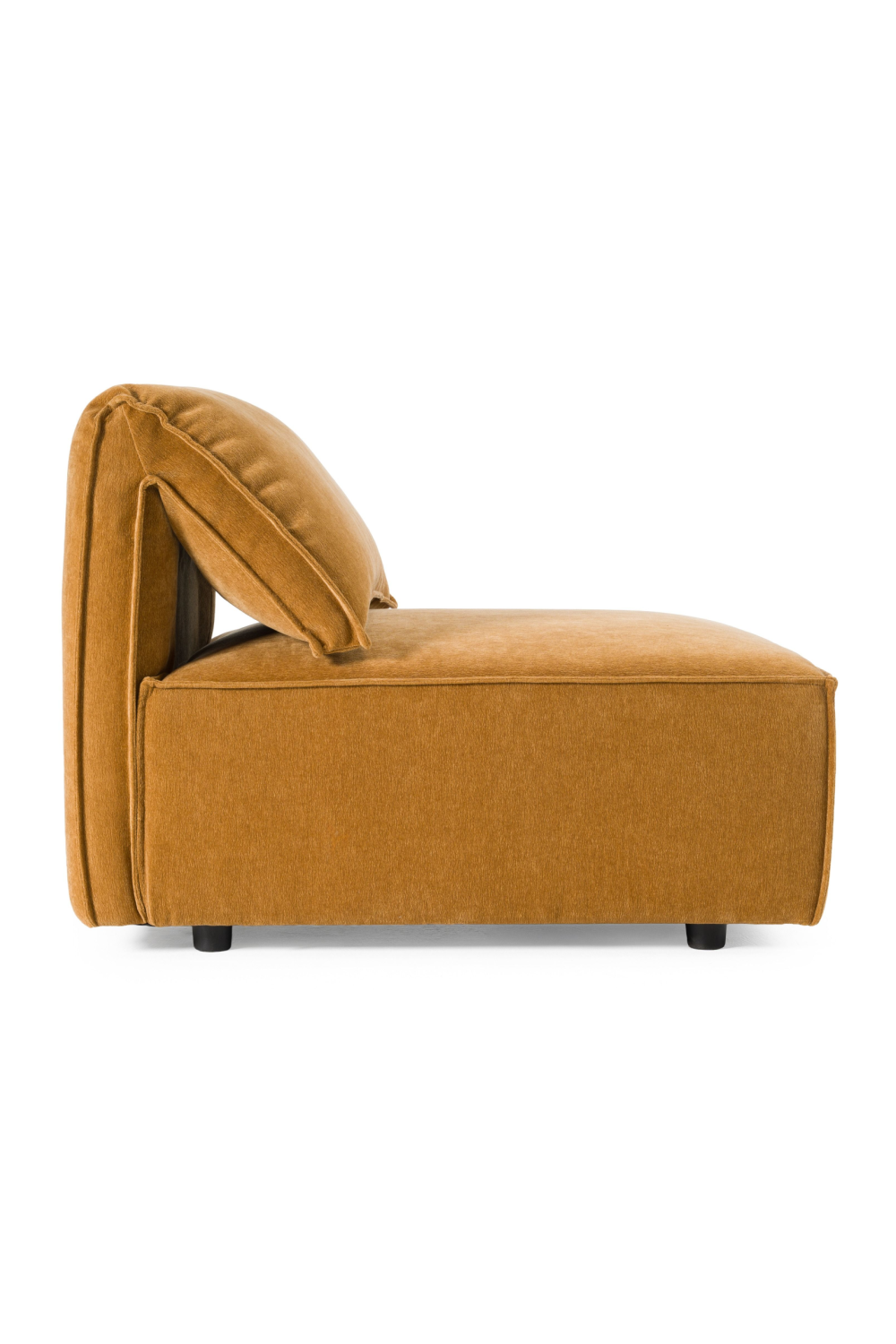 Orange Armless Sectional Sofa | OROA Modern Gene | Oroa.com