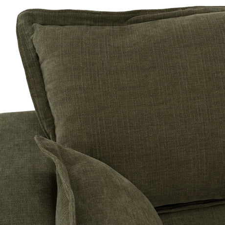 Green Fabric Loveseat | OROA Modern Durbin