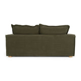 Green Fabric Loveseat | OROA Modern Durbin