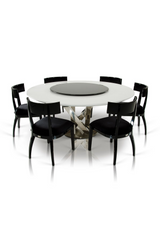 Black Dining Chair Set (2) | OROA Modern Alek | Oroa.com