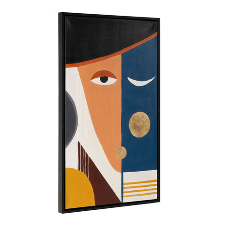 Multi-Colored Face Painting 35" x 59" | OROA Modern Colors Face