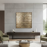 Textured Square Painting 59" x 59" | OROA Modern Jenk
