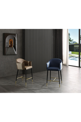 Vegan Leather Counter Chair | OROA Modern Calder | Oroa.com