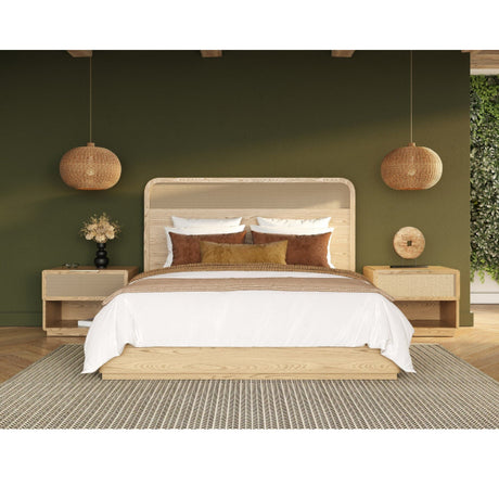 Natural Ash Bed | OROA Modern Gavin