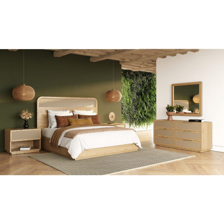 Natural Ash Bed | OROA Modern Gavin