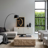 Square Fiberglass Coffee Table | OROA Modern Quarry | Oroa.com