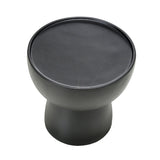 Black Fiberglass End Table | OROA Modern Akron