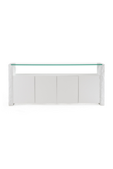 White Fiberglass Sideboard | OROA Modern Ashley | Oroa.com