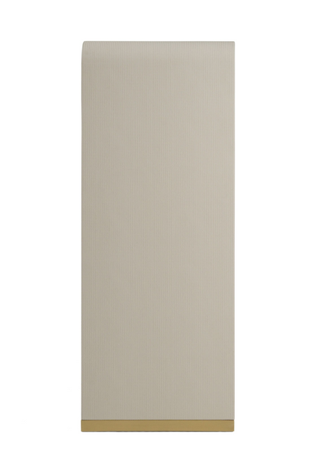 Beige Vegan Leather 4-Drawer Chest | OROA Modern Florence | Oroa.com