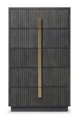 Distressed Black 5-Drawer Chest | OROA Modern Hortman | Oroa.com
