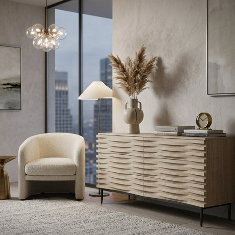 Natural Oak 6-Drawer Dresser | OROA Modern Larkspur