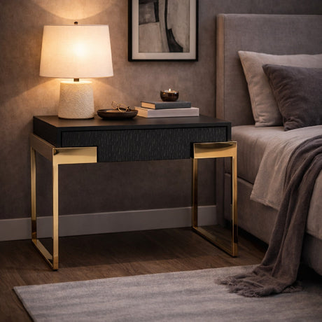 Wenge Oak Nightstand | OROA Modern Rothsay