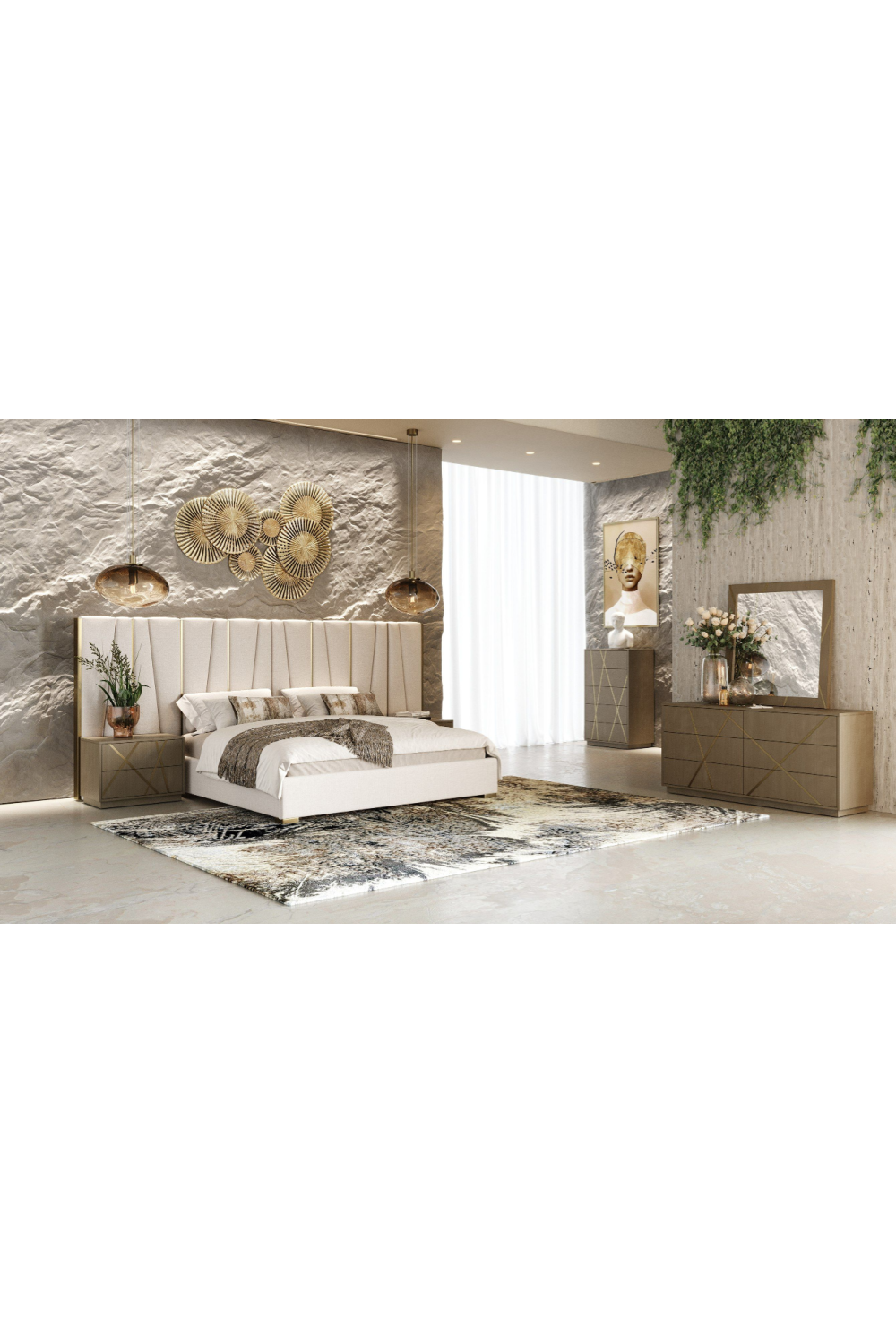 Birch Veneer 2-Drawer Nightstand | OROA Modern Nixa |  Oroa.com
