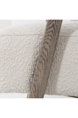 Gray Wood Framed Accent Chair | OROA Modern Wilber | Oroa.com