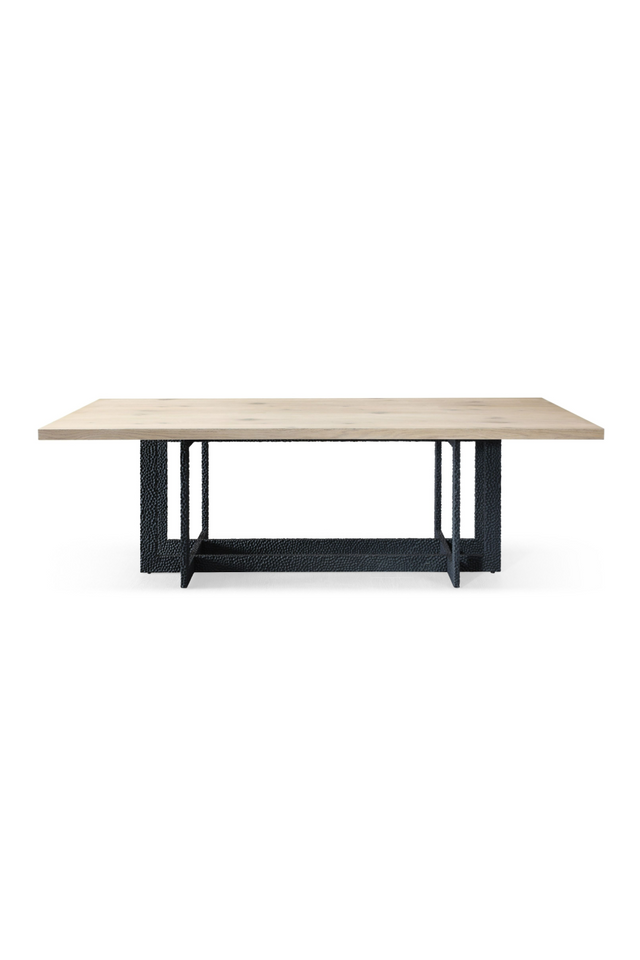 Natural Oak Veneer Dining Table | OROA Modern T8963 | Oroa.com
