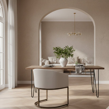 Cantilevered Curved-Back Dining Chair | OROA Modern Elisa