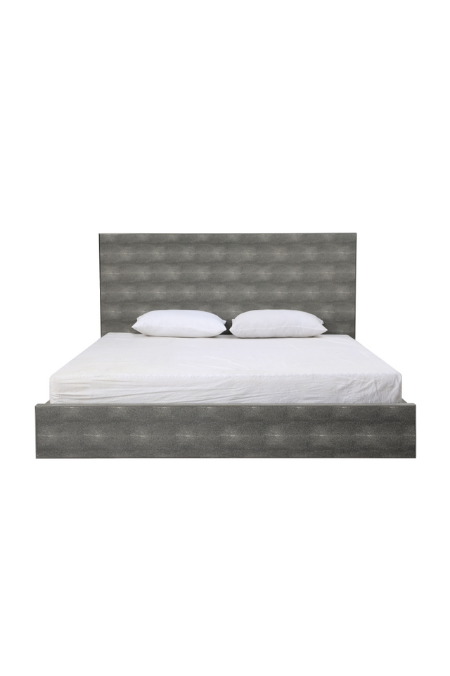 Dark Shagreen Bed | OROA Modern Dynasty | Oroa.com