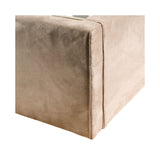 Taupe Microfiber Bed | OROA Modern Roma | Oroa.com