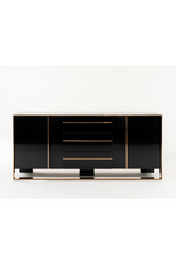 Black Gloss Sideboard | OROA Modern Cartier | Oroa.com