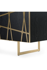 Black Oak 4-Door Sideboard | OROA Modern Kilson | Oroa.com